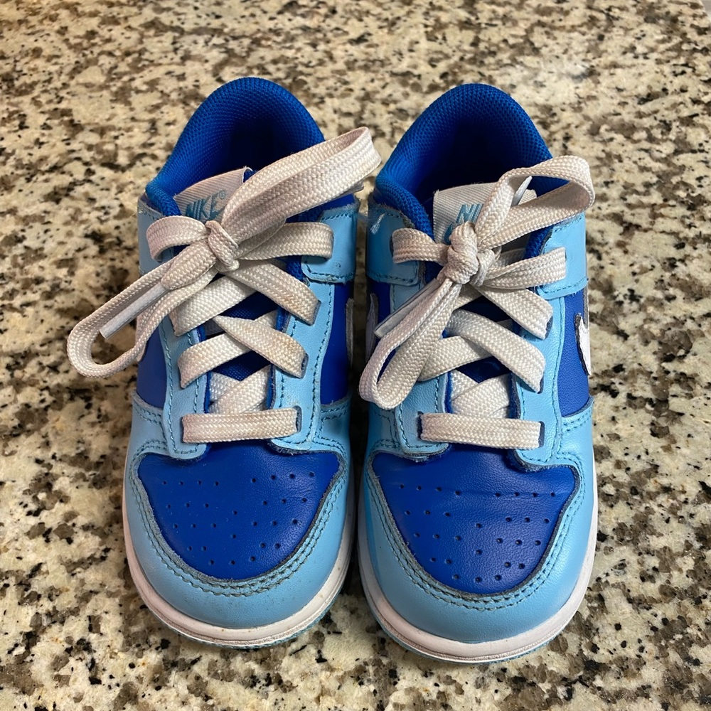 Nike dunks size 8c toddler worn a few times